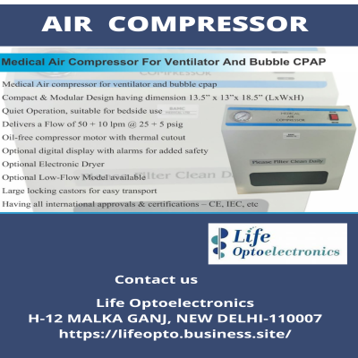 High Flow Oxygen Air Compressor  Manufacturers in Madhya Pradesh